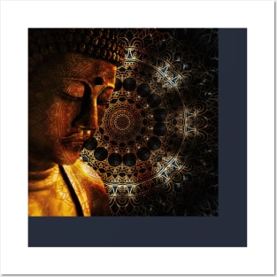 Mandala Buddha Posters and Art